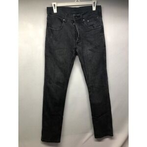 The Hundreds Mens Vintage Black Jeans Size 30x30 Cotton Sinnky Leg